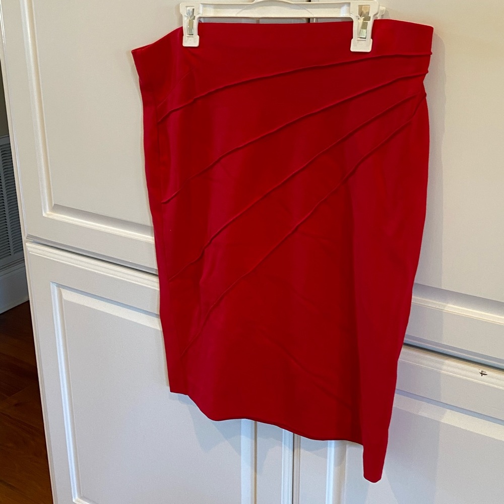 Red Pencil Skirt